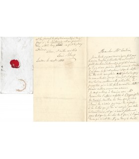 BLANC Louis. Membre du gouvernement provisoire de la 2de république. Lettre Autographe, 1848  Réf. G 3723)