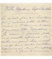 FAVART Edmée, soprano.Lettre autographe (G 3694)